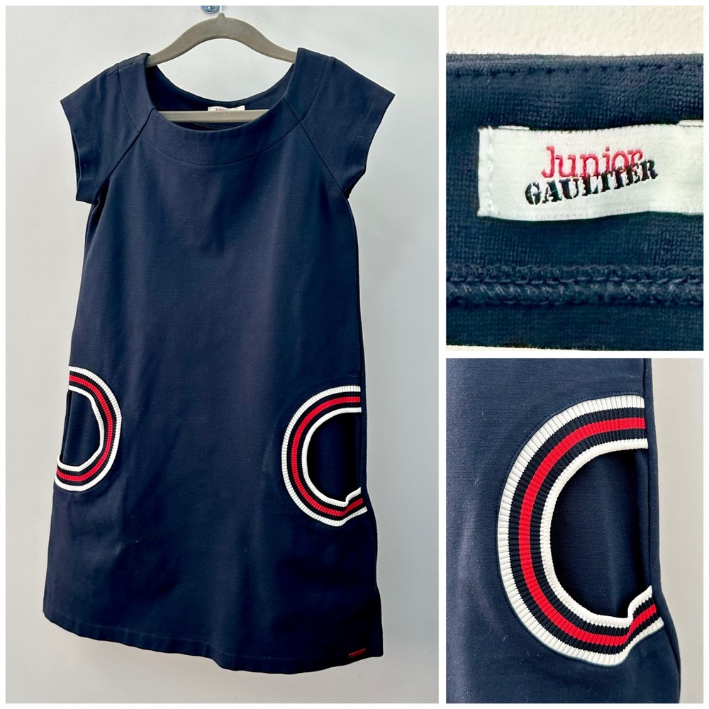 Junior Gaultier Navy Dress 60’s Inspired